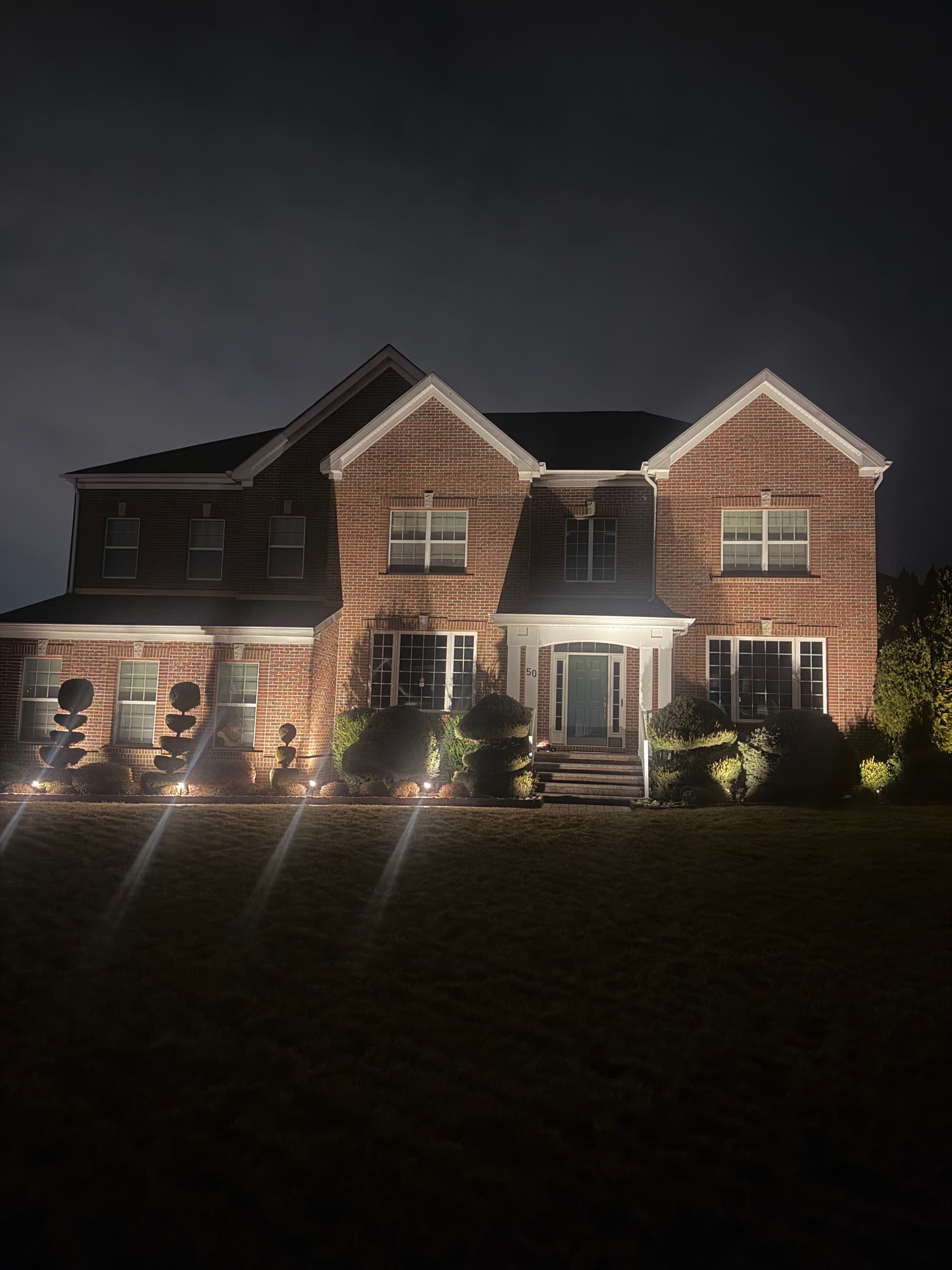 Gallery photos for Enhance Nighttime Curb Appeal with Stunning Landscape Lighting: Image #1