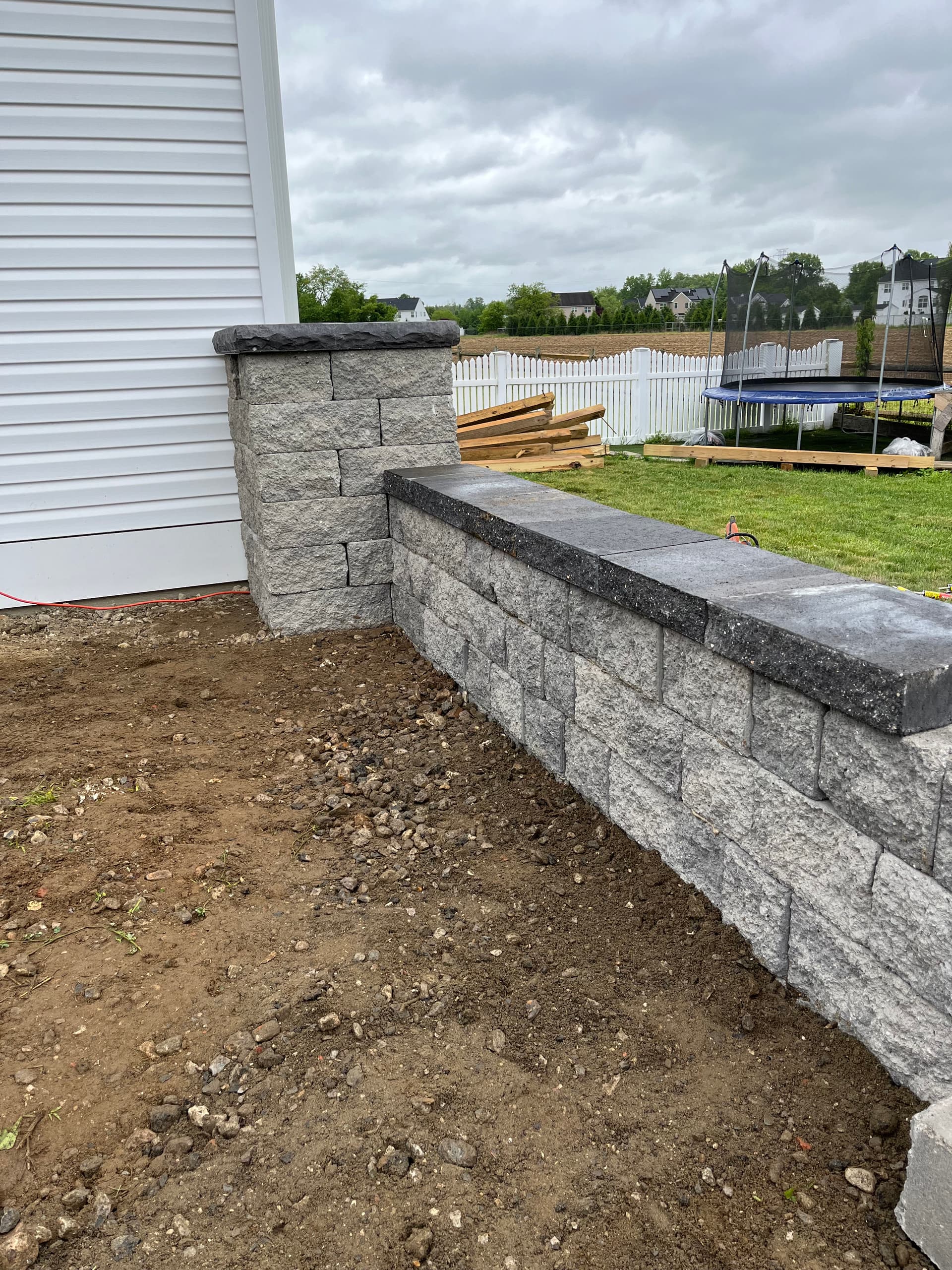 Sturdy Stone Retaining Wall Replacement