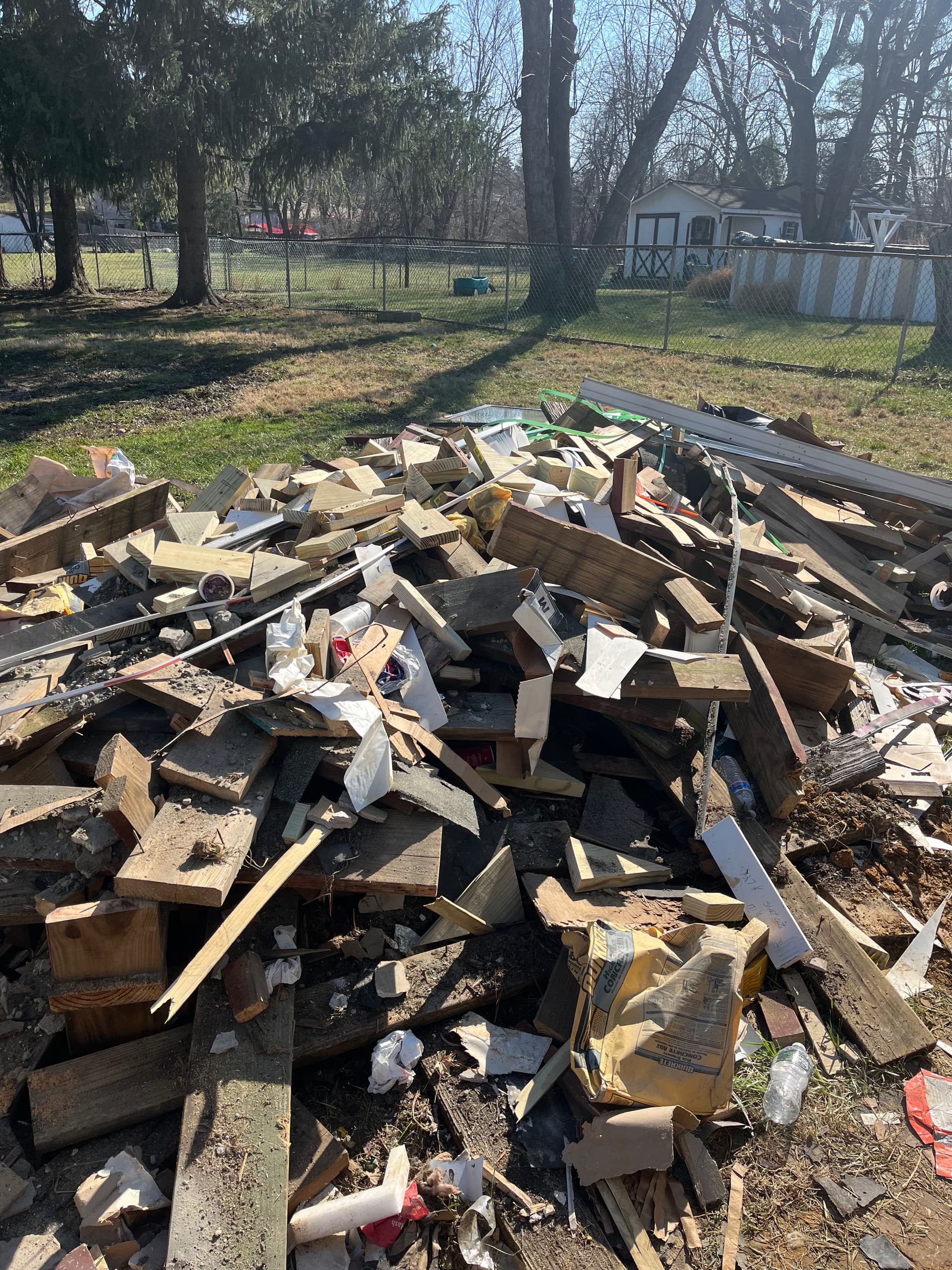 From Cluttered Construction Site to Beautiful Backyard