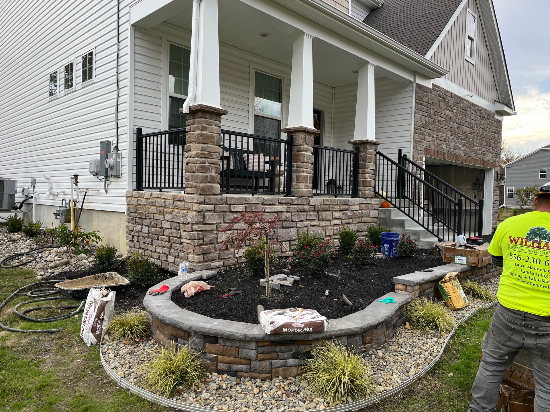 Charming Stone Porch and Garden Update