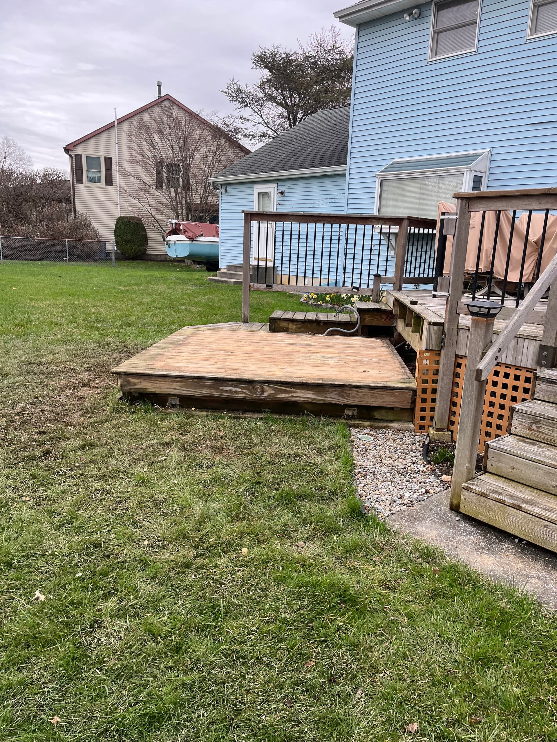 Gallery photos for Effortless Backyard Refresh with Hot Tub Removal: Image #1